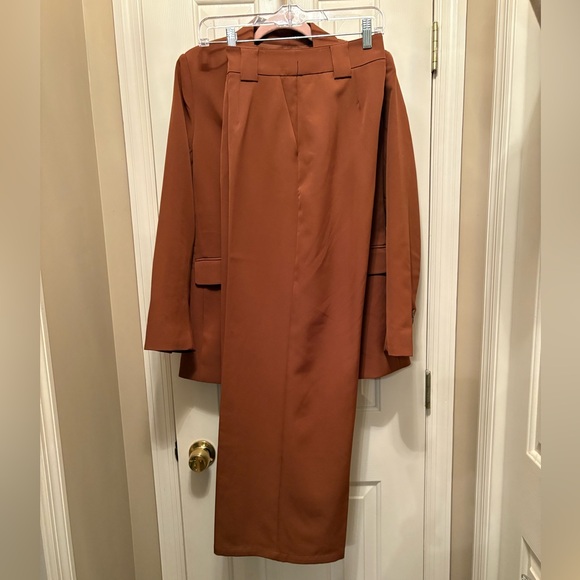 Scoop NYC Jackets & Blazers - NWOT Scoop sorrel jacket xs and trousers 0